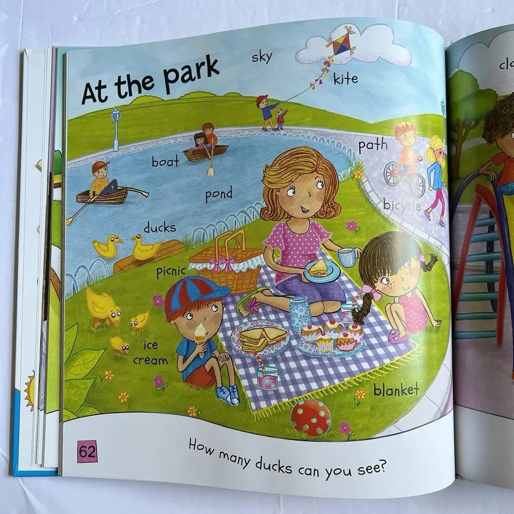 First Words and Numbers by Sarah Parkin Miles Kelly Hardcover Book